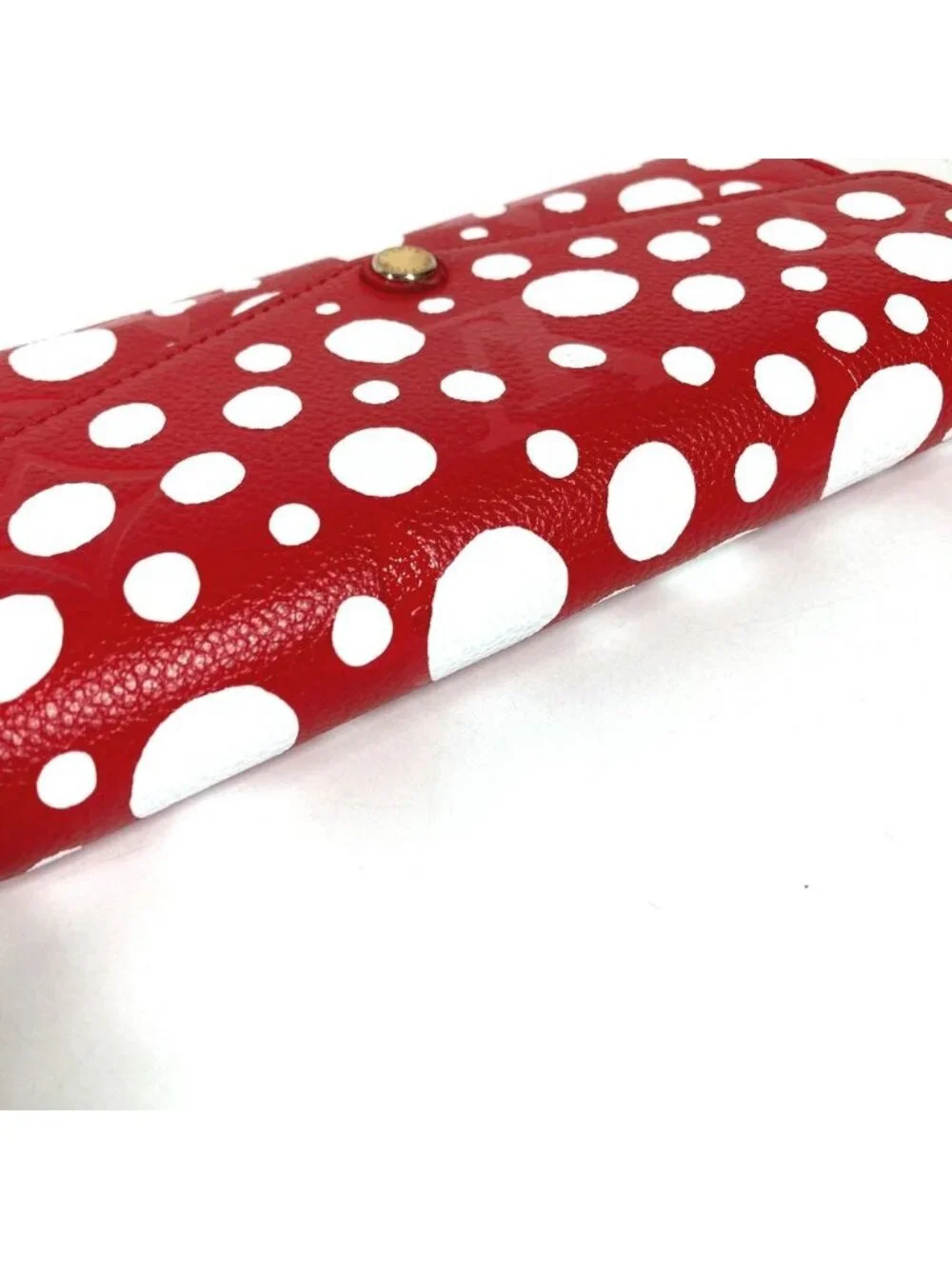 Louis Vuitton Wallet Portefeuille Sarah NM Leather Yayoi Kusama